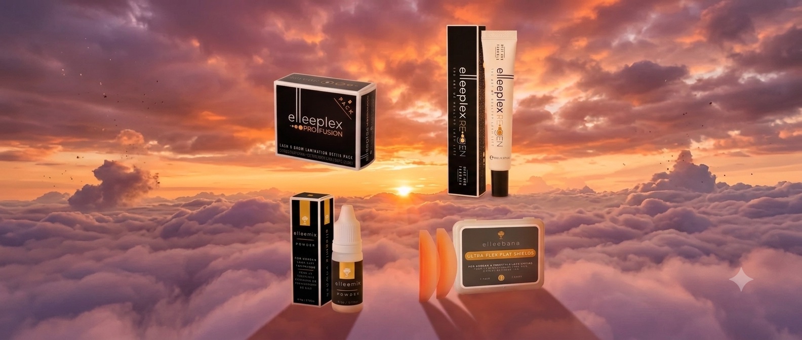 Elleeplex Profusion, Elleeplex ReGen, Elleemix Powder and Ultra Flex Flat Shields for the Korean Lash Lift